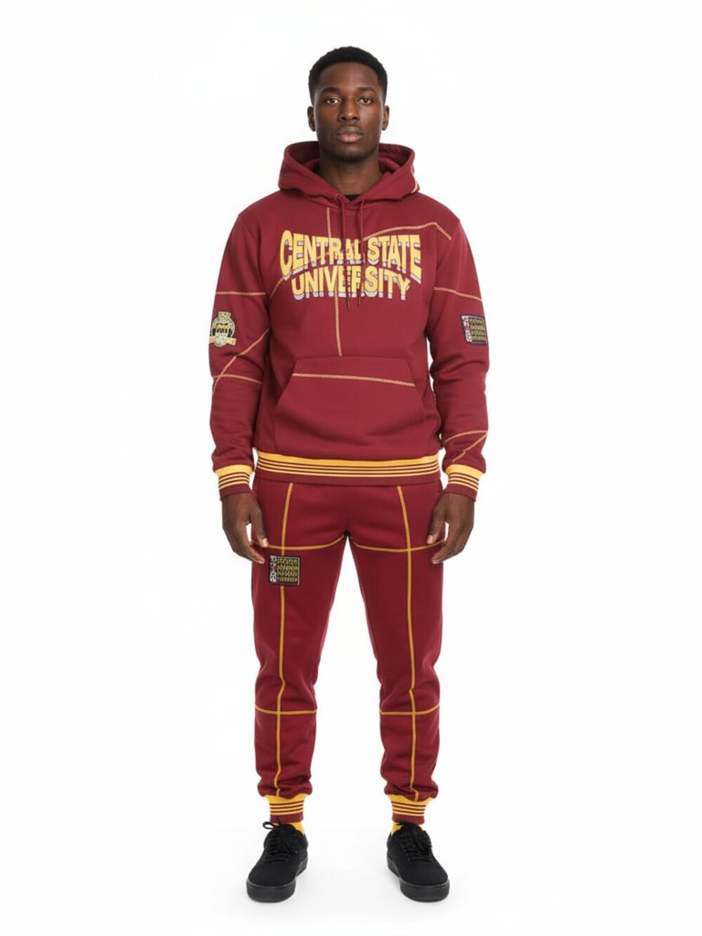Central State University AACA Tracksuit Set 90s HBCU Sweatsuit Streetwear